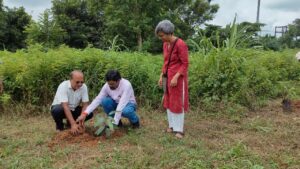 Plantation drive on “Ek ped maa ke naam”